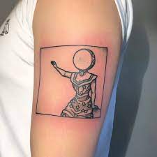 In The Aeroplane Over The Sea By Emy At Melon N Peach Tattoo Boutique Edmonton Alberta Canada Peach Tattoo Pretty Tattoos Neutral Milk Hotel