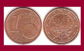 Without 2 euro commemorative coins. Germany 2004 F 1 Euro Cent Coin Km 207 Xf Europe