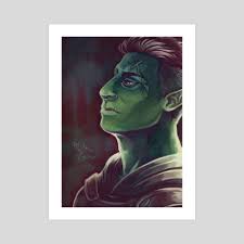 Critical Role Fjord An Art Print By Milton Castro Inprnt My second 3d sculpt so far! critical role fjord an art print by milton castro