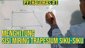 Check spelling or type a new query. Menghitung Sisi Miring Trapesium Siku Siku Pythagoras 1 Youtube