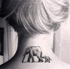 55 Attractive Back Of Neck Tattoo Designs For Creative Juice Back Of Neck Tattoo Elephant Tattoo Design Elephant Tattoo Ideas