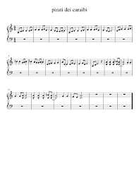 All pirates of the caribbean & caption jack sparrow related titles. Pirati Dei Caraibi Sheet Music For Accordion Solo Musescore Com