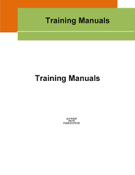 If you want to create a training manual template for your employees, you can either make one. Training Manual 40 Free Templates Examples In Ms Word