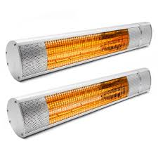 Spend more quality time outdoors with a gas or electric patio heater. 2x 2kw Outdoor Electric Patio Heater Wall Mounted Infrared Water Resistant Ebay