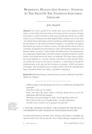 They are lighter than men and camels like them more. Pdf Modernity Humans And Animals Tensions In The Field Of The Technical Industrial Imaginary