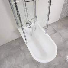 Check spelling or type a new query. Oasis 59 Extra Wide Clawfoot Shower Tub With Glass Shower Enclosure