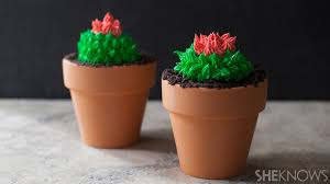 How to craft a flower pot in minecraft. Cactus Cupcakes In Terra Cotta Pots Look Like The Real Thing Sheknows