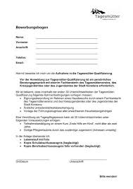 Die anlage eür musst du nach den vorgaben von § 60 abs. Bewerbungsbogen Kreis Konstanz Tagesmuetterverein Info
