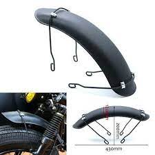1x Matte Black Metal Motorcycle Front Fender Mudguard Cover Mud Guard Protector Ebay Mud Guards Cafe Racer Parts Cafe Racer