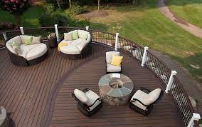 We showcase some of our favorite projects on this board and we can't wait to see what you end up doing with trex decking!. Trex Transcend Decking Spiced Rum Vintage Lantern Railing Classic White Posts Circular Aerial No Maintenance Decks