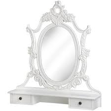 The makeup table is designed to fit snugly in the corner of the bedroom or bathroom, saving space and creating a corner, ideal for storing and applying cosmetics. Dressing Table Mirrors You Ll Love Wayfair Co Uk