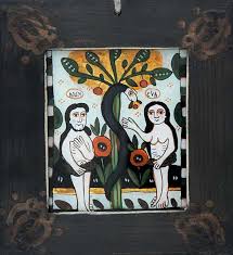 Tudor arghezi mai contribuie si la dezvoltarea literaturii pentru copii. Icoana Pictata Pe Sticla Adam Si Eva