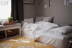 Beds On The Floor Ideas With White Bedroom Also Comfort Pillows Jpg 966 640 Floor Bed Frame Mattress On Floor Matress On Floor Ideas