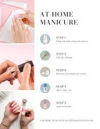 At Home Manicure In 2021 Manicure At Home Manicure Tutorials Manicure Steps