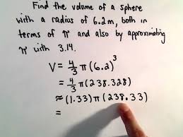 What is volume of sphere. Volume Of A Sphere Youtube