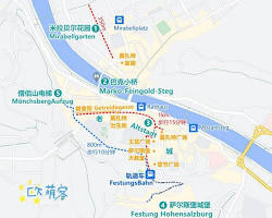薩爾斯堡地理位置的圖片