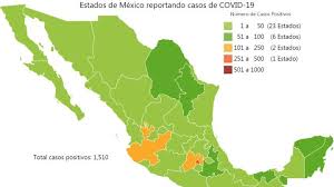 Reportan apagón a nivel nacional. Mapa Y Casos De Coronavirus En Mexico Por Estados Hoy 4 De Abril As Mexico