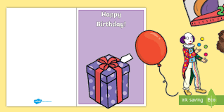 Now that you have your card, you'll need to do something with it. Happy Birthday Make Your Own Card