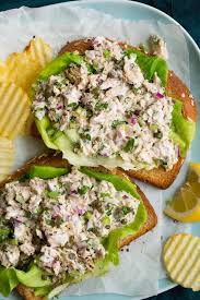 Tuna Salad Made In Minutes With Kitchen Basics Like Canned Tuna Mayo And Bright Lemon It S An Best Tuna Salad Recipe Best Tuna Salad Healthy Snacks Recipes