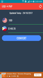 381 usd to php conversion calculator to convert 381 dollar to philippine peso and vice versa. Usd To Php For Android Apk Download