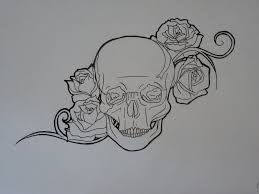Skull And Roses Tattoo Designs Skull Stencil Skulls And Roses