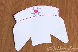 Hilltop Custom Designs Updated Diy Nurse Hat Tutorial Diy Nurse Hat Diy Nursing Hat Tutorial