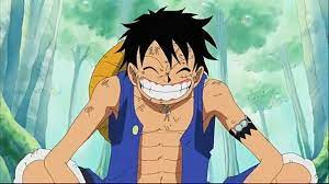 estou lascado mas continua sendo fofo com esse sorriso anime one piece