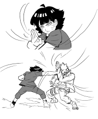 Himawari Byakugan Training By Giulal Naruto Sasuke Sakura Anime Naruto Naruto Cute