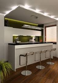 Shop for kitchen bar table online at target. Green Clean Kitchen With A Bar Table Plant And Chairs Scene A 3d Model Max