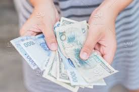 Us dollar/korean won fx spot rate krw=:exchange · open1,172.0601 · prev close1,172.05 · day high1,174.21 · day low1,169.98. Female Girl Hand With A Both Hand Both Hand Is Holding American Money Us Dollars Usd Korean Won Chinese Yuan Putting Banknotes Business Finance Saving Banking Multi Currency Note Korean Won Chinese Yuan Multi Currency Wallet Dollar Money