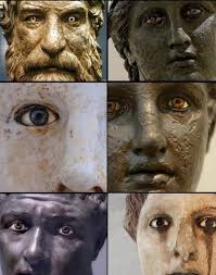 Mysterious eyes with ancient secrets
