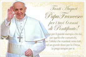 Cdb Cartoline Per Tutti I Gusti Cartolina Religiosa Tanti Auguri Papa Francesco Pe Papa Francesco Papa Cartoline