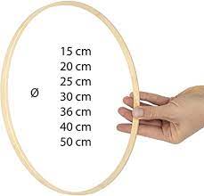 The answer is 9.84 inches (approx.). Ekodeko Bambus Ringe 25cm Holzringe Zum Basteln Traumfanger Holzring Holzreifen Amazon De Kuche Haushalt