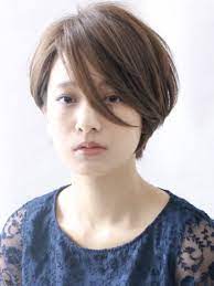 大人の前髪長めショート 前髪長め ショート 髪型 ヘアスタイル