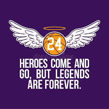 In 2010, kobe and the lakers defeated the boston celtics in a classic game 7 at staples center. R I P Kobe Bryant Basketball With Angel Wings And Glory Stock Vector Illustration Of Helicopter Basketball 170707616