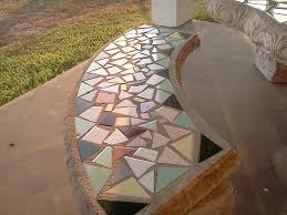 Pin By Michelle Rendon On Mosaic Me Crazy Cement Bench Mosaic Tile Art Mosaic Pool
