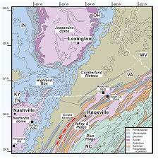 East Tennessee Geologic Map Geologic And Other Controls Of Hydrocarbon Occurrence In The Se Part Of The  Appalachian Basin | Netl.doe.gov