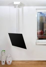 Wir bieten flexible sonderanfertigungen an! Stabile Fernseher Deckenhalterung Mit Einem Verschiebbaren Und Drehbaren Tragarm Fur Flachbildfernseher Bis 70 Zoll