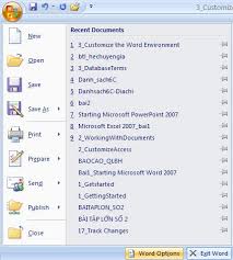 Make your word document appear colorful & lively by adding background color or image in while printing. Ms Word Lesson 3 Customize The Word Environment