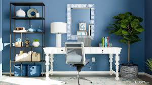 One can use sofas, office tables, chairs, arts to decorate the walls. Color Coordinated The 11 Best Home Office Colors For Productivity