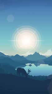 The great collection of 4k nature wallpaper for desktop, laptop and mobiles. Minimalist Nature Deer Landscape Afternoon Digital Art 4k Wallpaper 38