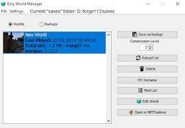 The changes in your world are now saved and there should be no trace of it on the server. Programs And Editors Backup Utilities Minecraft Wiki
