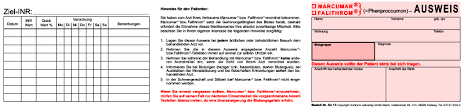 ← back to document page. Marcumarausweis Pdf Notfallausweise Zum Download Gebrauchsinformation Zum Marcumar Alle Informationen Einschliesslich Dosierung Marcumar 3 Mg Tabletten