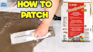 How To Make Diy Patches For A Concrete Floor And Subfloor Leveling Mryoucandoityourself Youtube