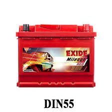 Exide Mileage Mreddin55 R L 55 Ah