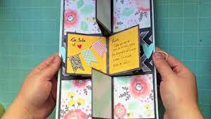 If you start making handmade cards, just know that you can never go back. Papercraft Tutorial Tarjeta Pop Up Pop Up Card Scrapbook Diy Video Dailymotion