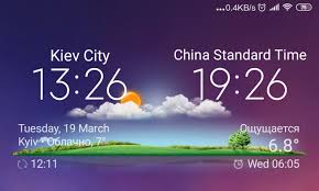 When you arrive another country or region, it will appear automatically . Dual Clock Weather Widget For Your Xiaomi Phone Mi Max 3 Mi Community Xiaomi