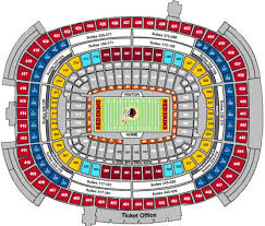 factual fedexfield seat view fedex stadium map washington