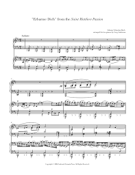 A transcription is when someone will record a converstiaon or meeting or lecture etc and give that recoding to a transcriber who listens to the recording and types up the recoding word for word. Bach Erbarme Dich Anderson Roe Piano Duo