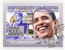 Stamp Barack Obama Stock Photos